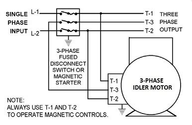 Diy Rotary Phase Converter Wiring Diagram Database