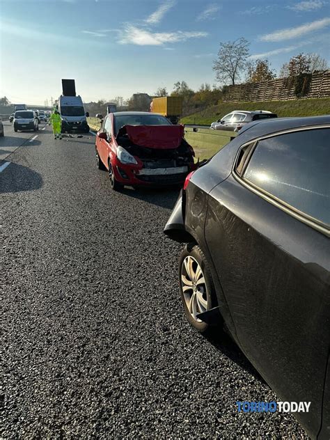 Torino Venaria Incidente Tamponamento Tangenziale 25 Novembre 2022