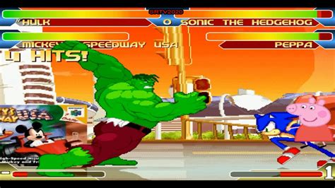 SRTV2020 NUT GAMES MUGEN Req Match Series Hulk Mickey Vs