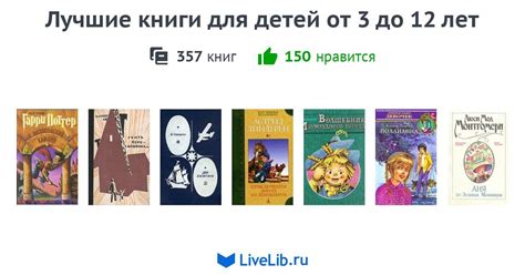 Лучшие книги для детей от 3 до 12 лет — 355 книг