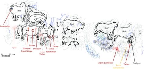 Le Roc Aux Sorciers Abri Bourdois Cartographie De La Couleur Sur La