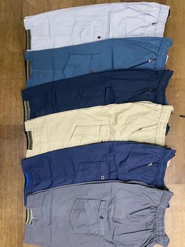 Casual Set Of Sixcolours Mens Plain Cotton Capri At Rs 194 Piece In Mumbai