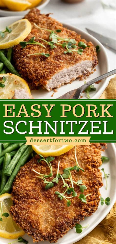 Pork Schnitzel Recipe Romantic Meals Meat Recipes For Dinner Pork