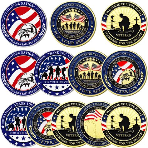 Amazon Landical Pcs Military Challenge Coin Thank You For Your