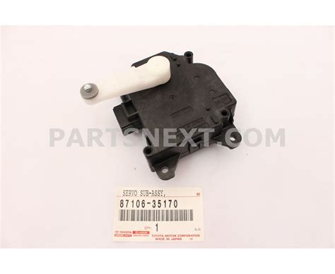 Toyota Servo Sub Assy Damper For Airmix