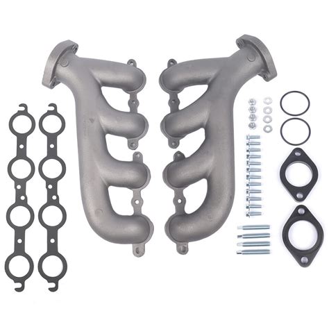 LS Swap Cast Iron Manifold Sets For Chevy Corvette Camaro LS1 LS2 LS3