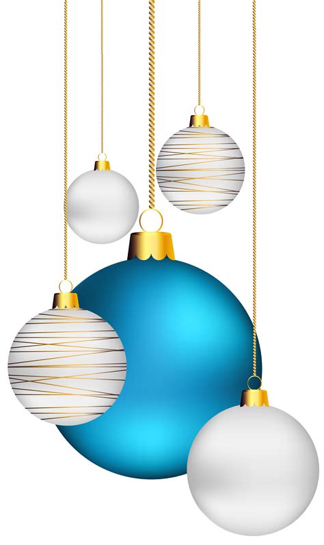 Christmas Balls Transparent PNG Clip-Art Image | Christmas decoupage ...