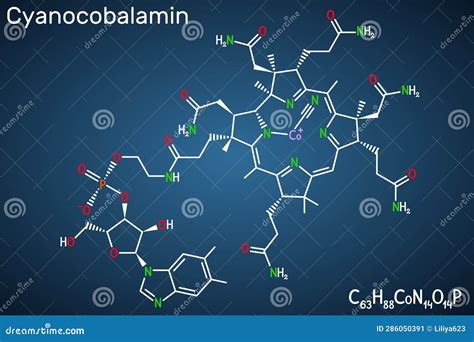 Cyanocobalamin Cobalamin Molecule It Is A Form Of Vitamin B12