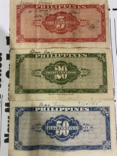 Old Philippine paper bills, Hobbies & Toys, Memorabilia & Collectibles ...