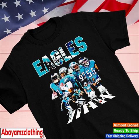 Philadelphia Eagles Team Abbey Road Signatures Shirt