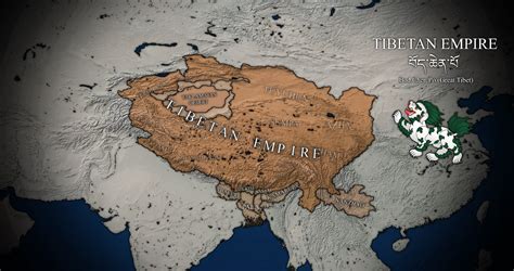 Tibetan Empire around 800 : r/MapPorn