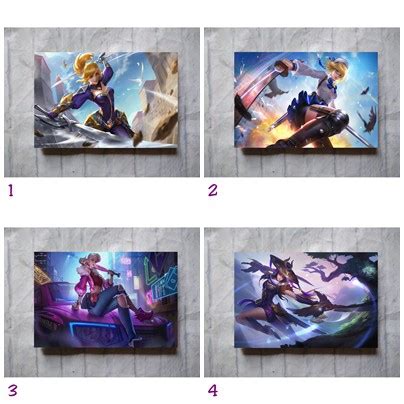 Jual Poster Poster Mobile Legends Legend Terlengkap Size A Hero Fanny