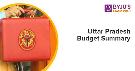 Uppsc Notes Uttar Pradesh Budget 2022 23 Summary