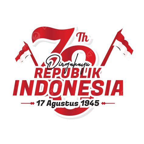 Image Of Hut Ri 78th Happy Republic Indonesia 17 August 2023 Clipart Design With Indonesian Flag