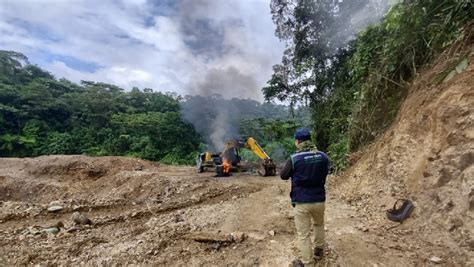 Amazonas FEMA intervienen campamentos de minería ilegal y destruyen