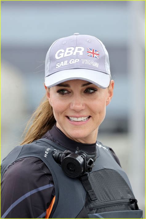 Kate Middleton Sets Sail With Team Great Britain During Grand Prix