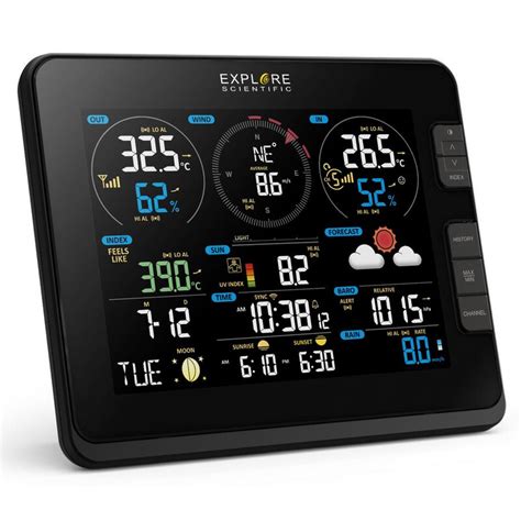 Explore Scientific Wireless weather station Profi W-Lan Center 7in1