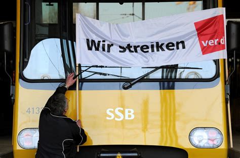 Warnstreiks im Nahverkehr Auch Baden Württemberg droht Stillstand