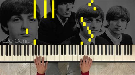 Here Comes The Sun ~ The Beatles Tutorial Para Piano Youtube