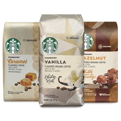 Starbucks Flavoured Ground Coffee Variety Pack Starbucks Gifts On