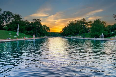 Barton Springs Pool At Sunset 09122022