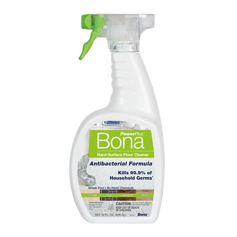 Buy Bona Powerplus Antibacterial Hard Surface Floor Cleaner Spray For