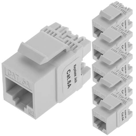 Keystone Rj45 Female Tb110 Cat 6a Utp Pack Of 6 Units Cablematic