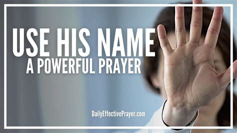 Prayer To Use The Name Of Jesus Against Every Demonic Attack There S Power In His Name Youtube