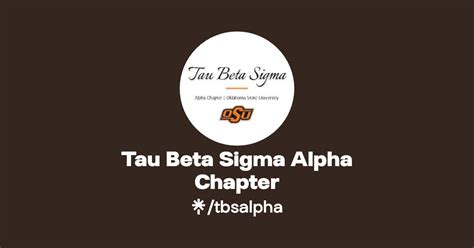 Tau Beta Sigma Alpha Chapter Instagram Facebook Linktree