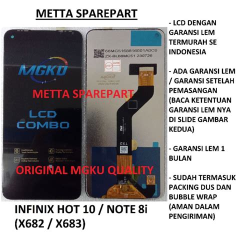 Jual Original Mgku Quality Ada Garansi Lem Lcd Touchscreen Infinix Hot X Note I