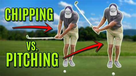 Golf Chipping Vs Pitching Youtube