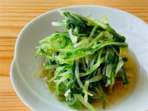 【野菜ひとつ】水菜のおひたし 週末の作り置きレシピ