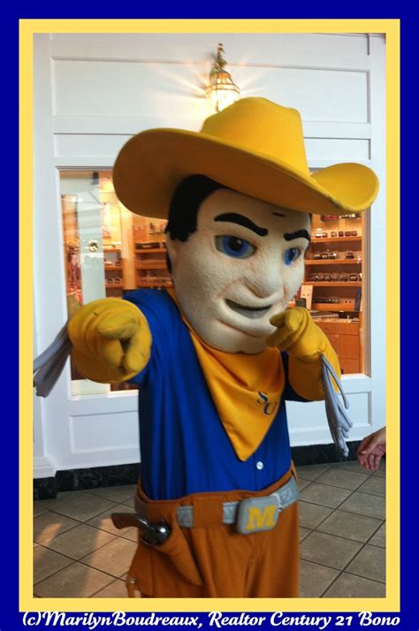 Rowdy the McNeese State University Cowboy Mascot www.marilynboudre ...