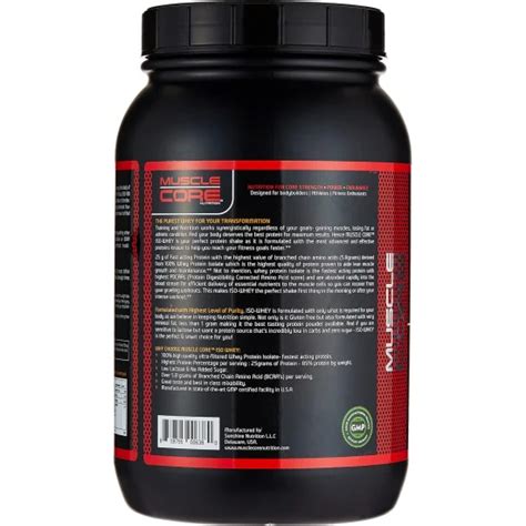 Muscle Core Nutrition Iso Whey Lb Vanilla