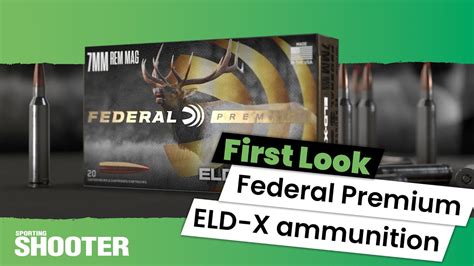 First Look Federal Premium Eld X Ammunition Youtube