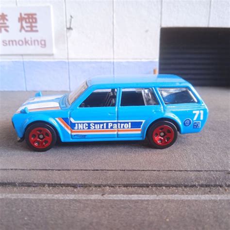 Jual Hot Wheels Hotwheels Loose 71 Datsun Bluebird 510 Wagon 1971 JDM Japan Blue Biru JNC Surf