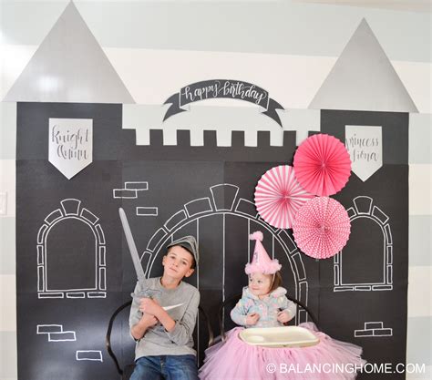 Knights And Princess Birthday Party Balancing Home Princess Theme