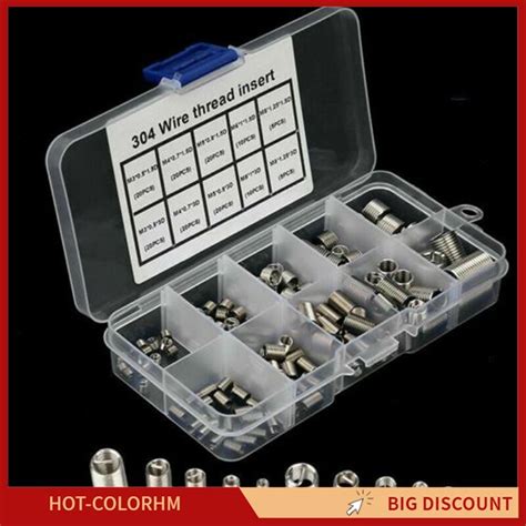 Ch Pcs Stainless Steel Helicoil Thread Repair Insert Kit M M