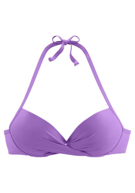 S Oliver Push Up Bikini Top Spain Lila Cup A 32 LASCANA De