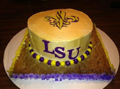 lsu cake ideas | LSU Cookie and Cake Cake - Cake Decorating Community ...