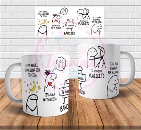 Plantillla Taza Flork Bandido Tazas Tazas De Caf Divertidas Tazas