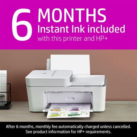 Hp Deskjet 4155e All In One Wireless Color Printer 1 Ct Kroger