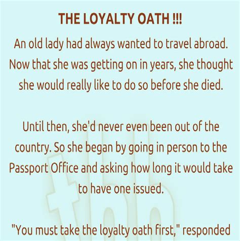 The Loyalty Oath Getfunwith