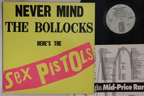 やや傷や汚れあり英LP Sex Pistols Never Mind The Bollocks Heres The Sex Pistols OVED136 VIRGIN 00260の落札