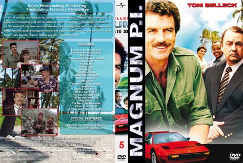 Magnum P I Season Spanning Spine R Custom Dvd Cover Dvdcover