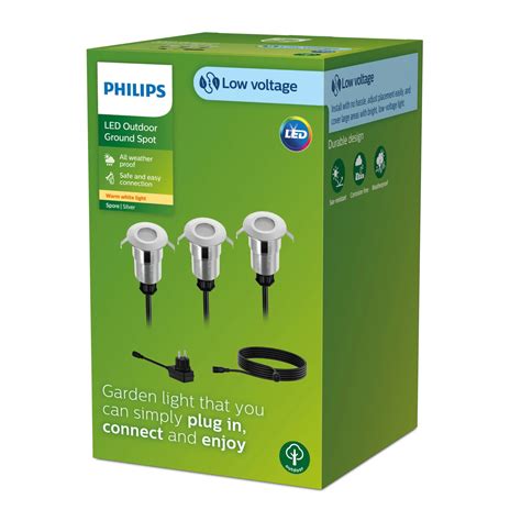 Philips Outdoor Bodenspot Eu Er Set Spore Niedervolt W V K