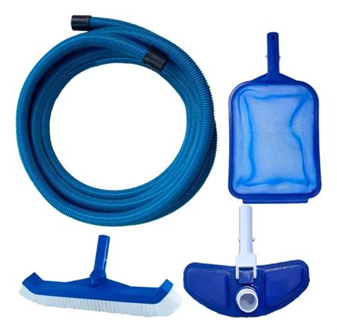 Kit Limpeza Piscina Intex Aspirador Peneira Escova Mangueira