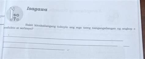 Isagawa Bakit Kinakailangang Tukuyin Ang Mga Taong Nangangailangan Ng