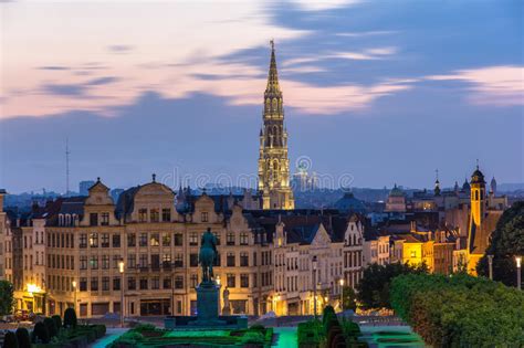 View of Brussels City Center, Belgium Stock Photo - Image of ...