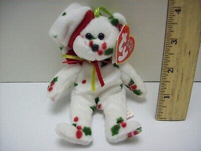 TY 1998 HOLIDAY TEDDY JINGLE BEANIE BABY MINT W MINT TAG NEW EBay